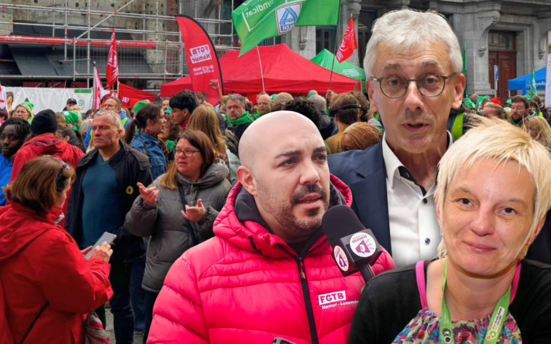 Namur : associations et syndicats interpellent le politique